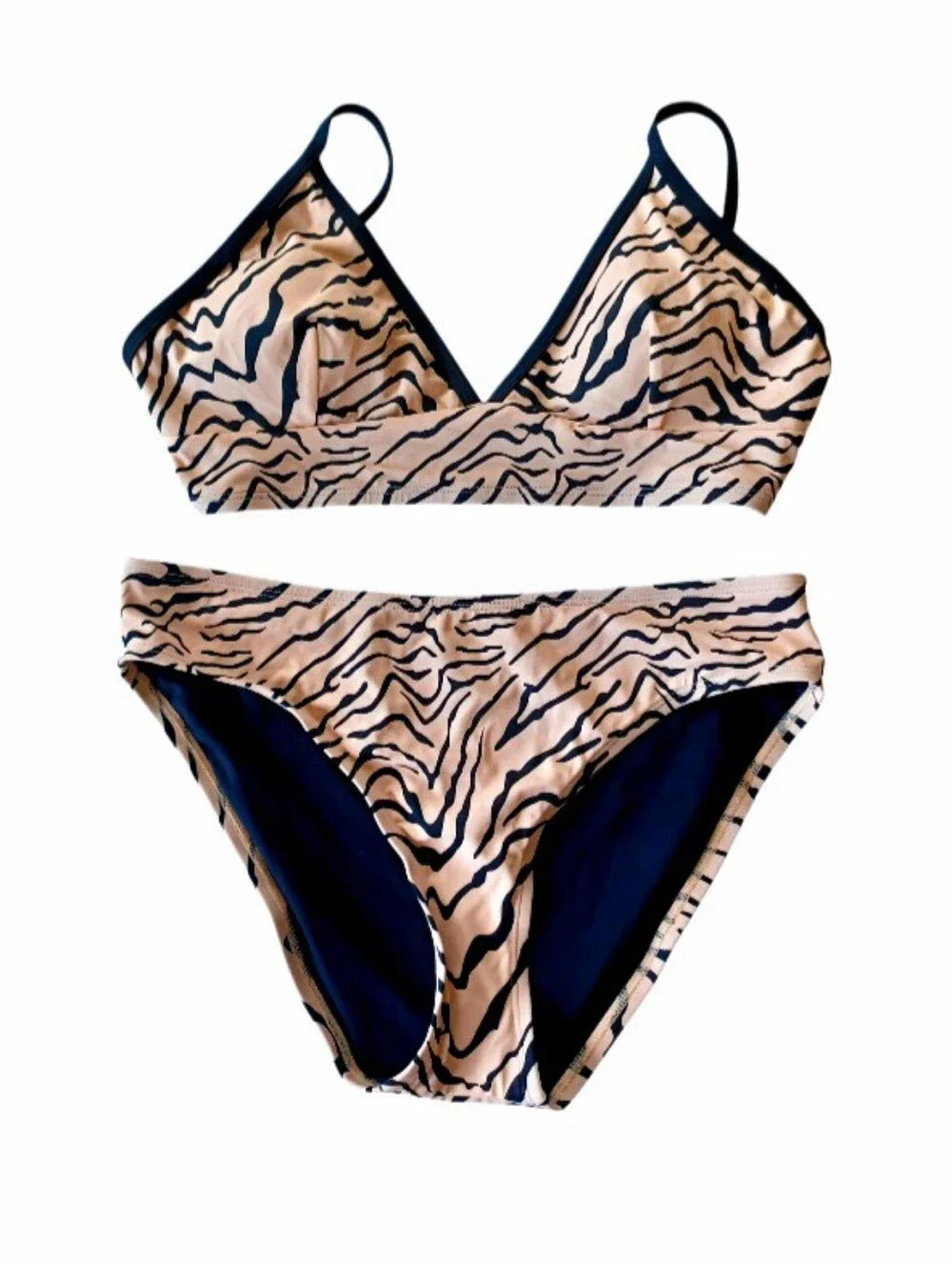 VENUS Tiger-Print Bikini Set, Size 12
